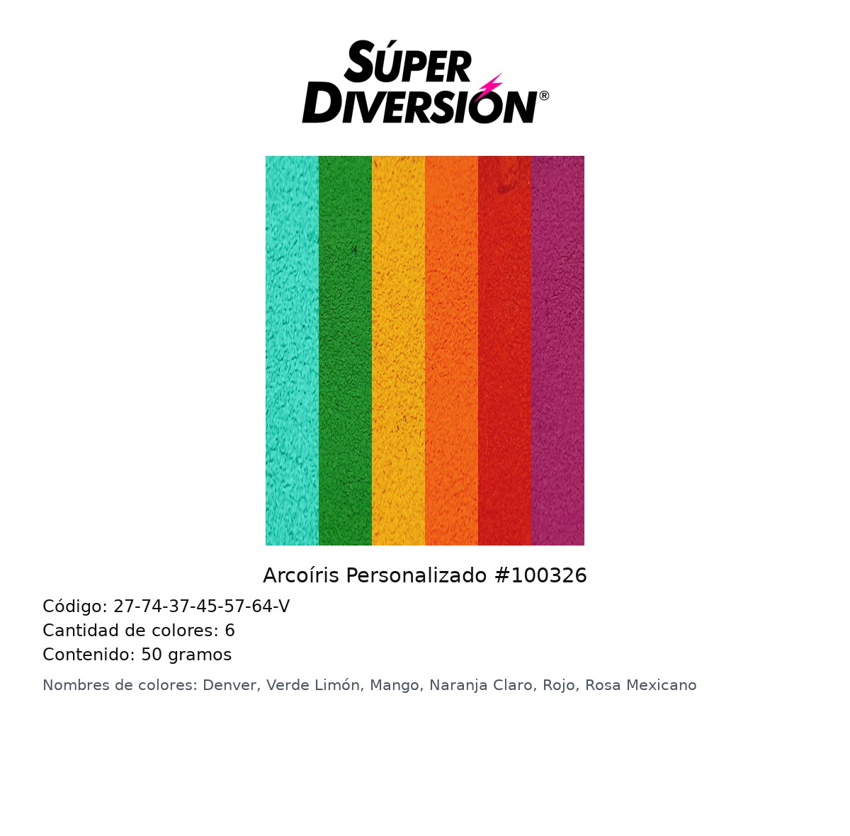 Arcoiris Personalizado #100326