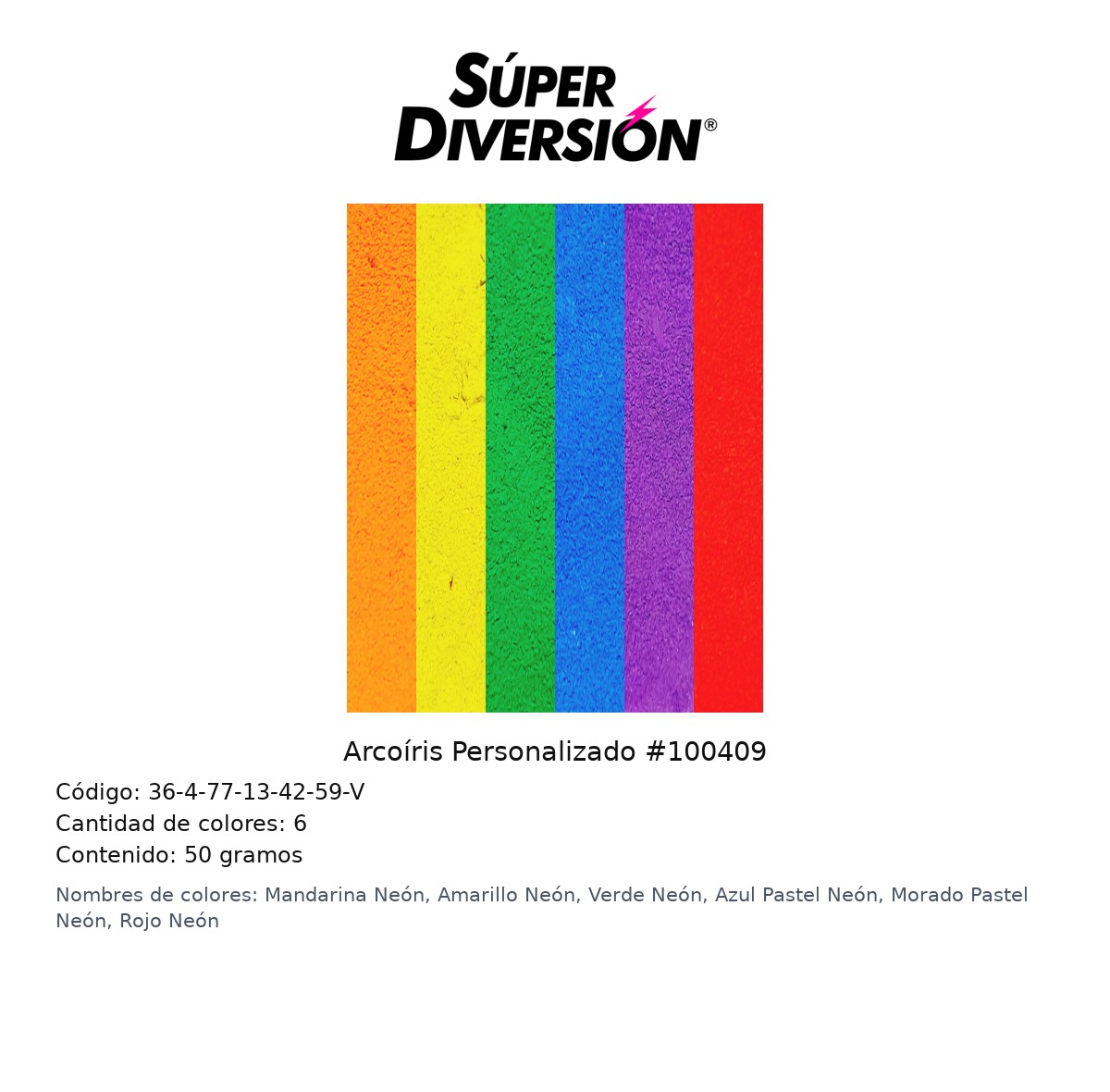 Arcoiris Personalizado #100409