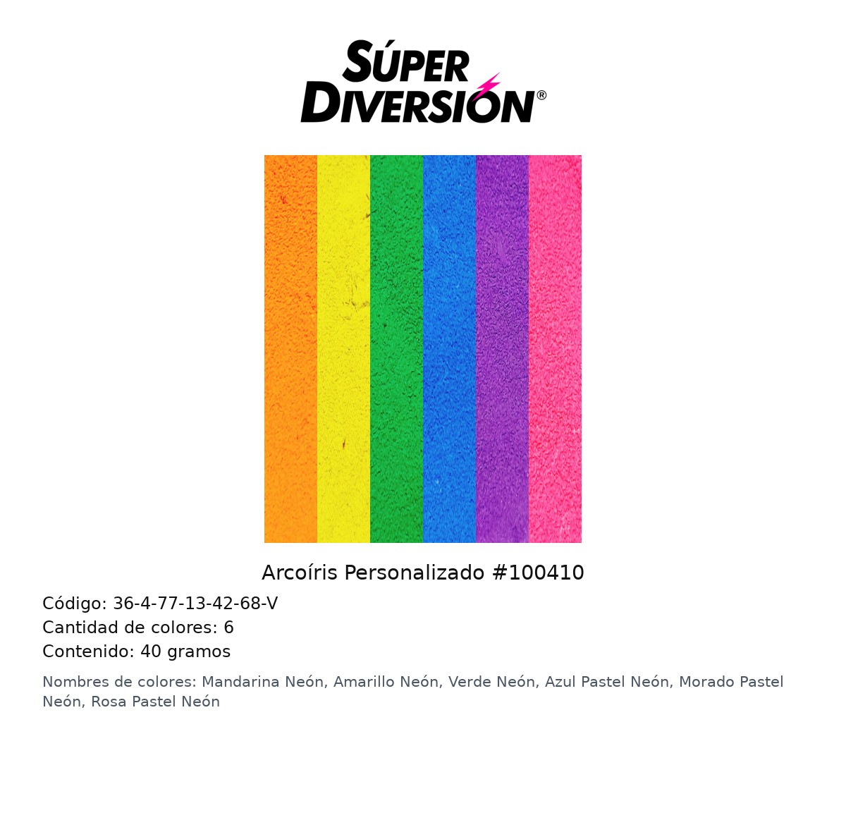 Arcoiris Personalizado #100410