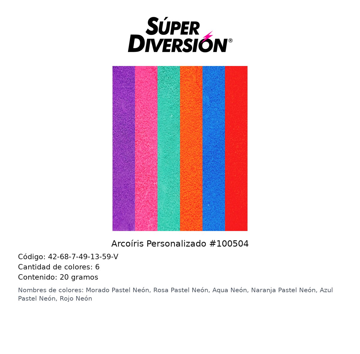 Arcoiris Personalizado #100504
