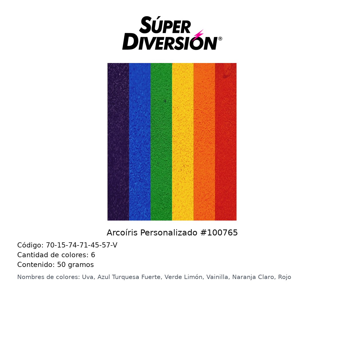 Arcoiris Personalizado #100765