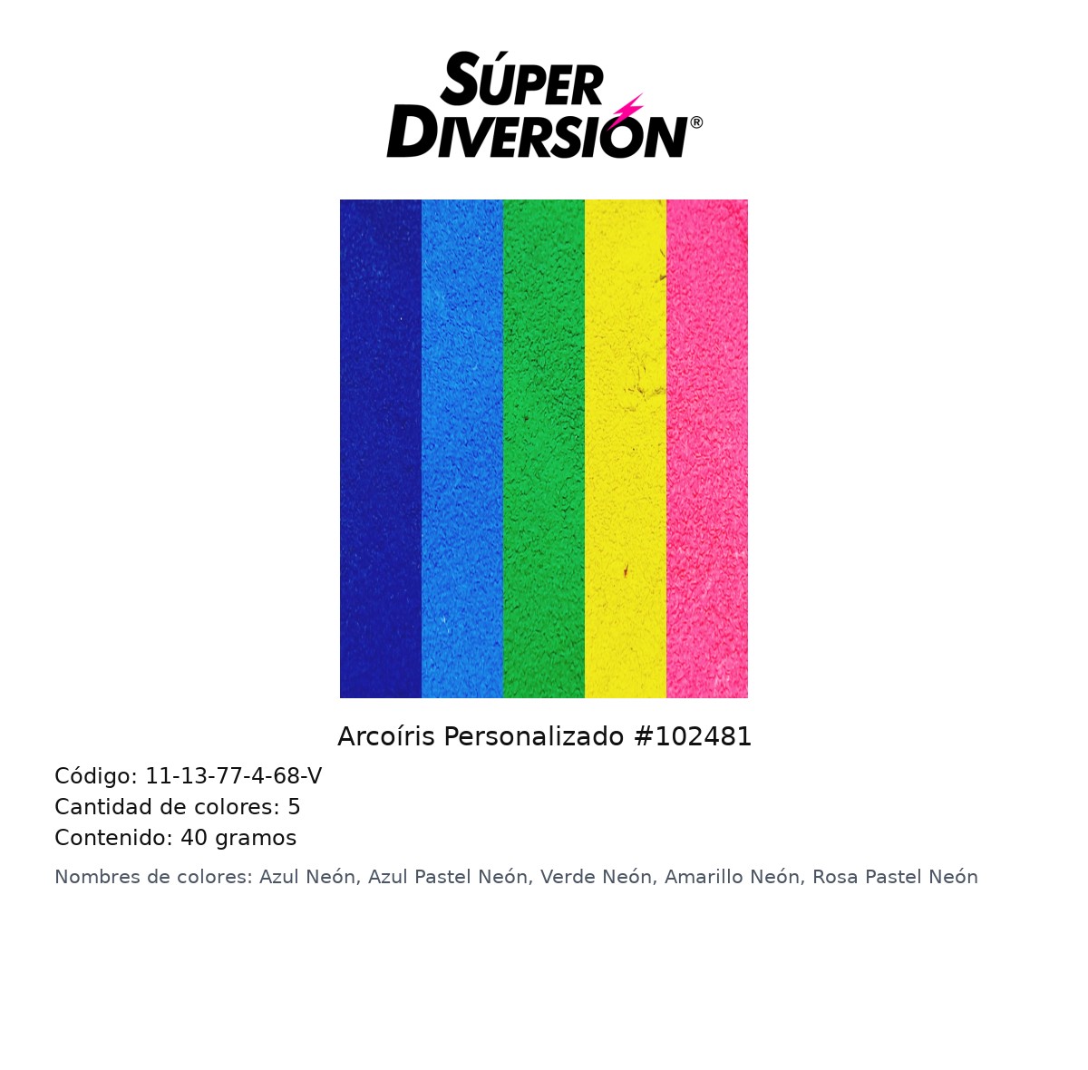 Arcoiris Personalizado #102481