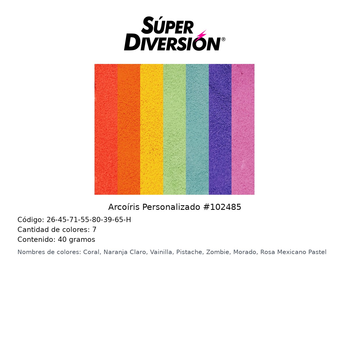 Arcoiris Personalizado #102485