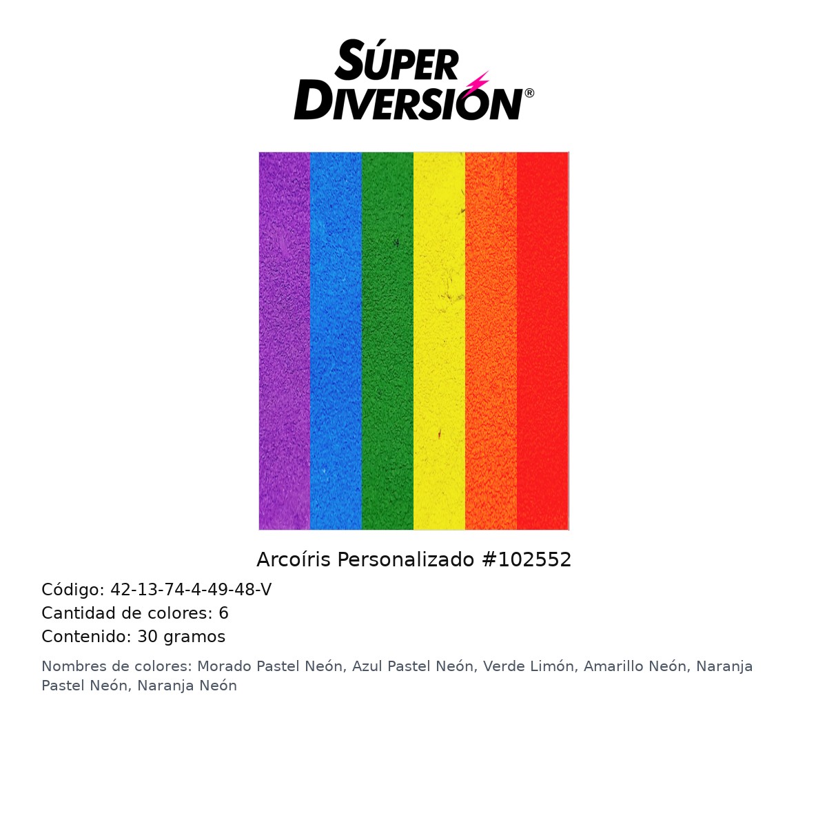 Arcoiris Personalizado #102552
