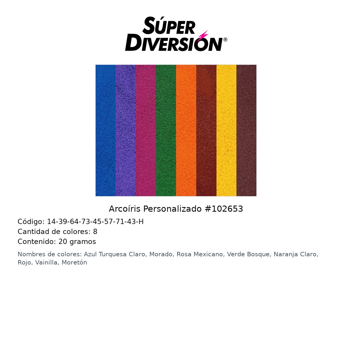 Arcoiris Personalizado #102653