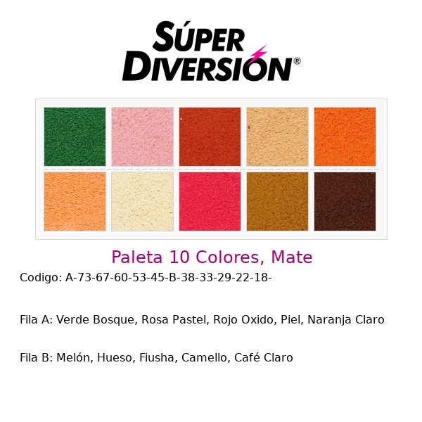 Paleta personalizada 10 colores base agua con colores Verde Bosque, Rosa Pastel, Rojo Oxido, Piel, Naranja Claro | Melón, Hueso, Fiusha, Camello, Café Claro