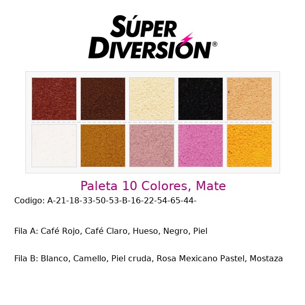 Paleta personalizada 10 colores base agua con colores Café Rojo, Café Claro, Hueso, Negro, Piel | Blanco, Camello, Piel cruda, Rosa Mexicano Pastel, Mostaza