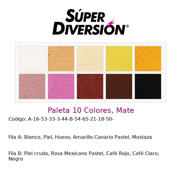 Paleta personalizada 10 colores base agua con colores Blanco, Piel, Hueso, Amarillo Canario Pastel, Mostaza | Piel cruda, Rosa Mexicano Pastel, Café Rojo, Café Claro, Negro