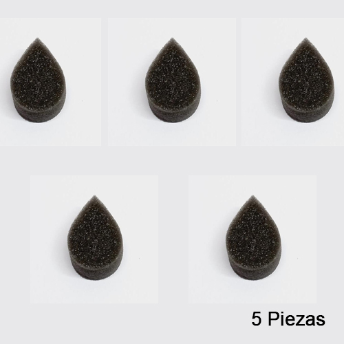 Esponja Negra Gota. Paquete 5 piezas