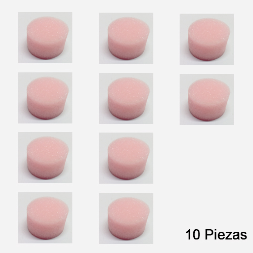 Esponja Rosa Redonda. Paquete 10 piezas