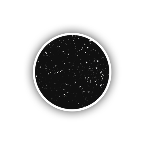 Glitter Pocket Negro 4A