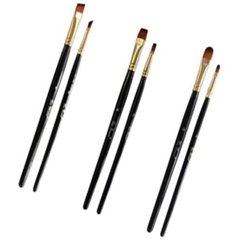 Paquete Fino Detalle. Paquete con 6 Pinceles.