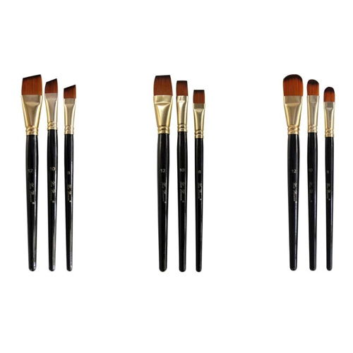 Pinceles Grandulones. Paquete 9 piezas