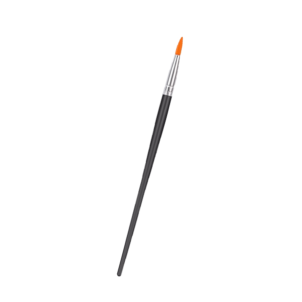 Pincel Economico Mango Negro. Redondo