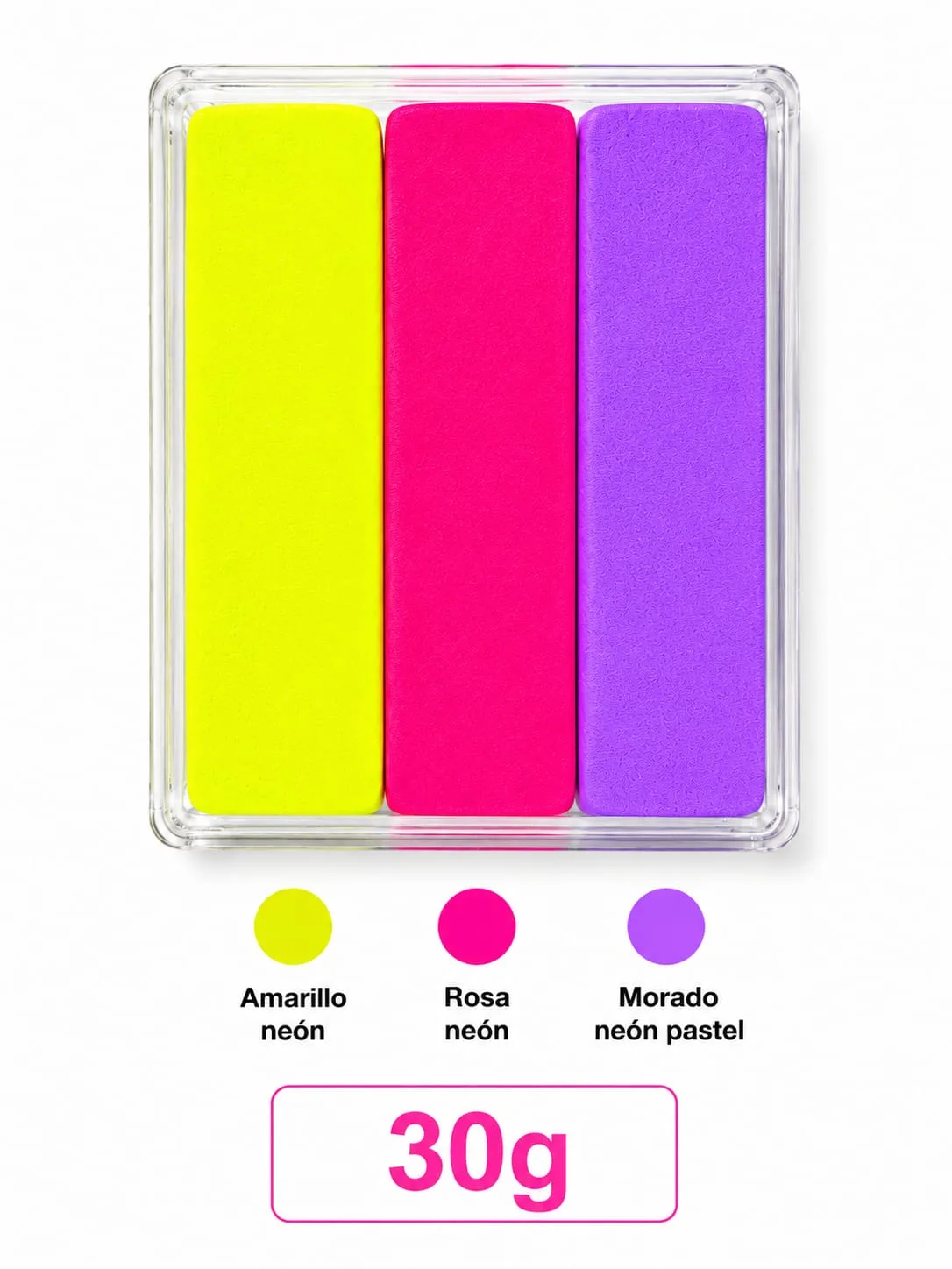 Arcoíris 3 colores Neón, 30g - Modelo C7