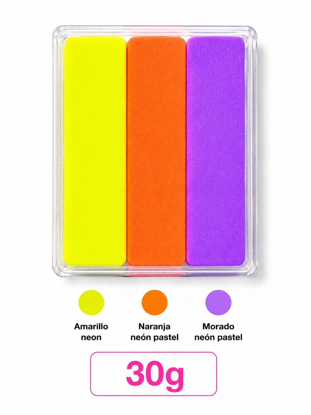 Arcoíris 3 colores Neón, 30g - Modelo C8
