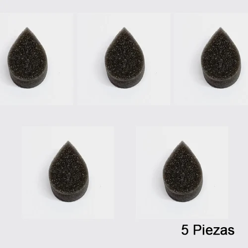 Esponja Negra Gota. Paquete 5 piezas