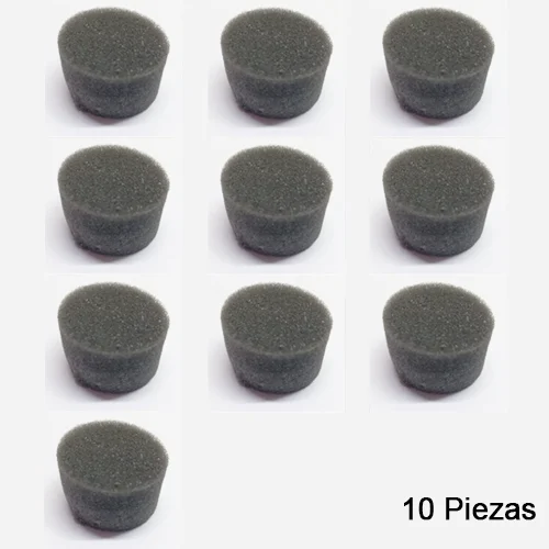 Esponja Negra Redonda. Paquete 10 piezas