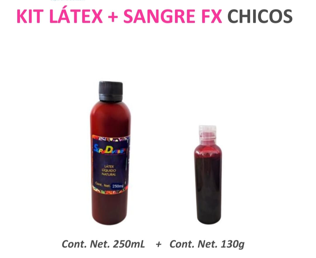 Paquete: Látex 250mL + Sangre 120mL