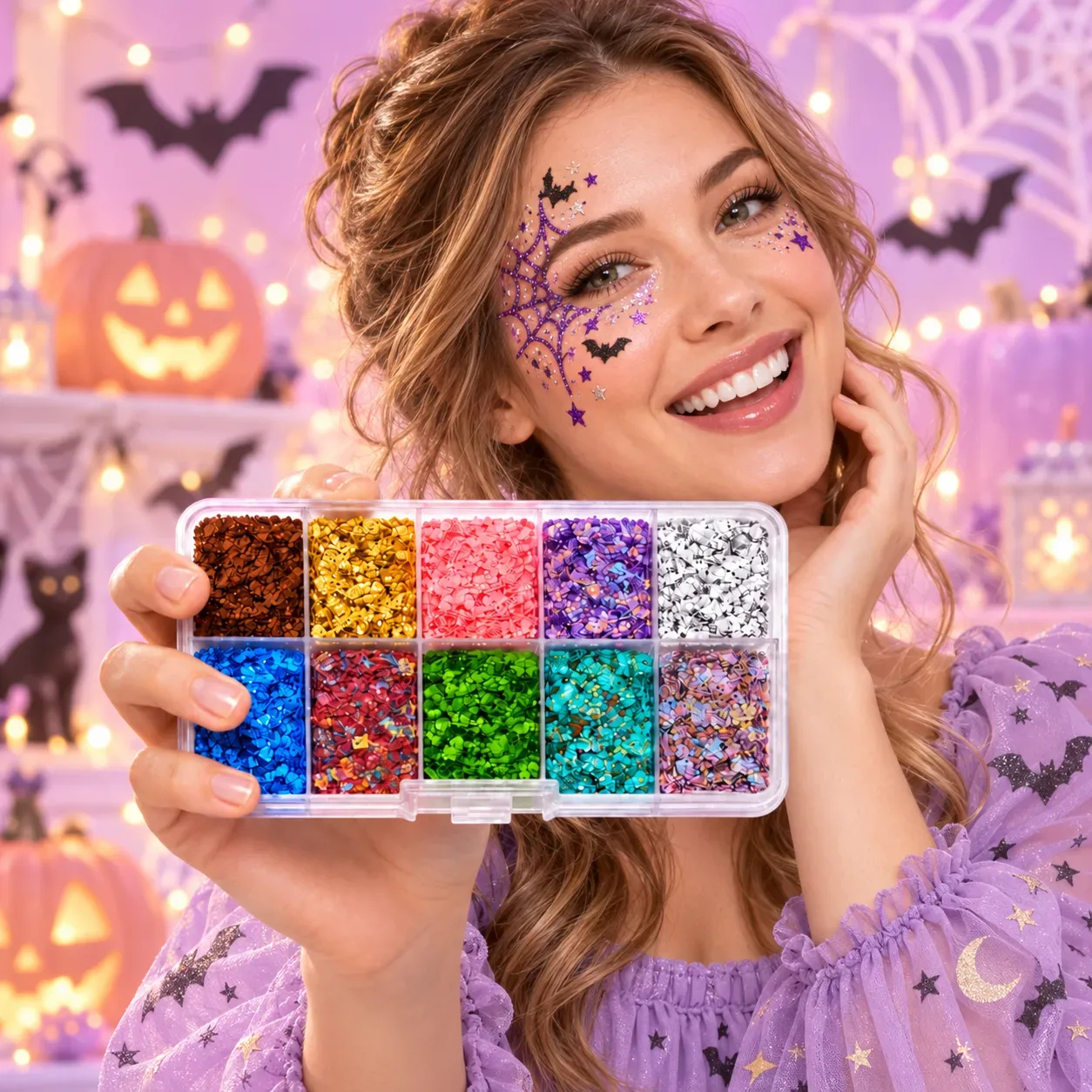 Paleta Glitter Gel "Pavo real" 120g