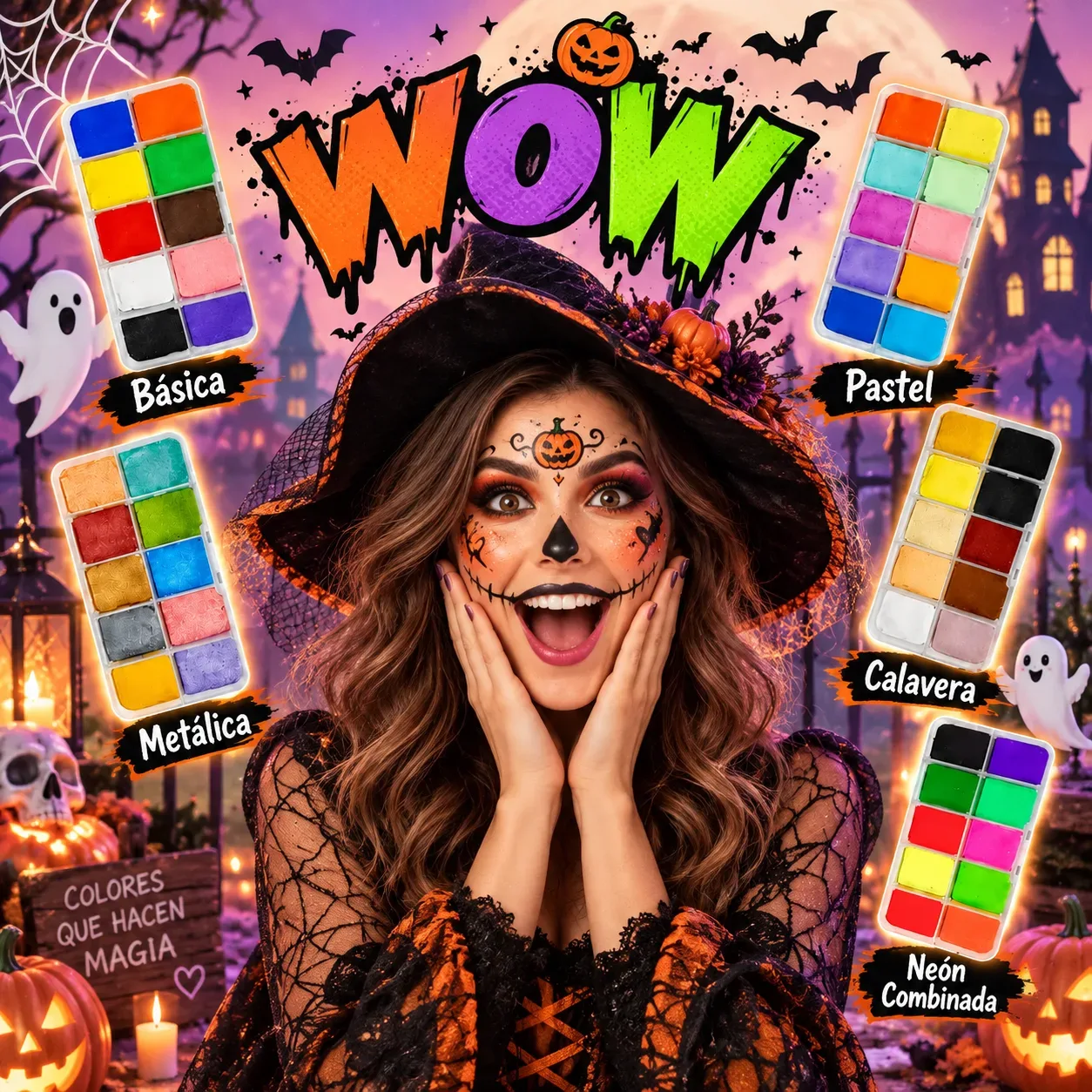 Paquete Wow. Contenido 5 Paletas.  100g c/u