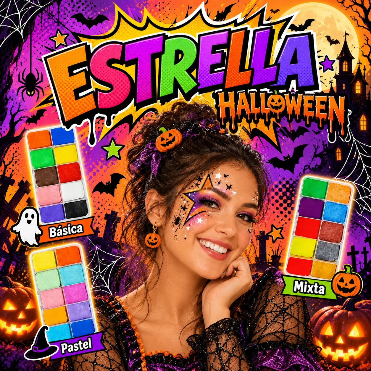 Paquete Estrella. Contenido 3 Paletas.  100g c/u