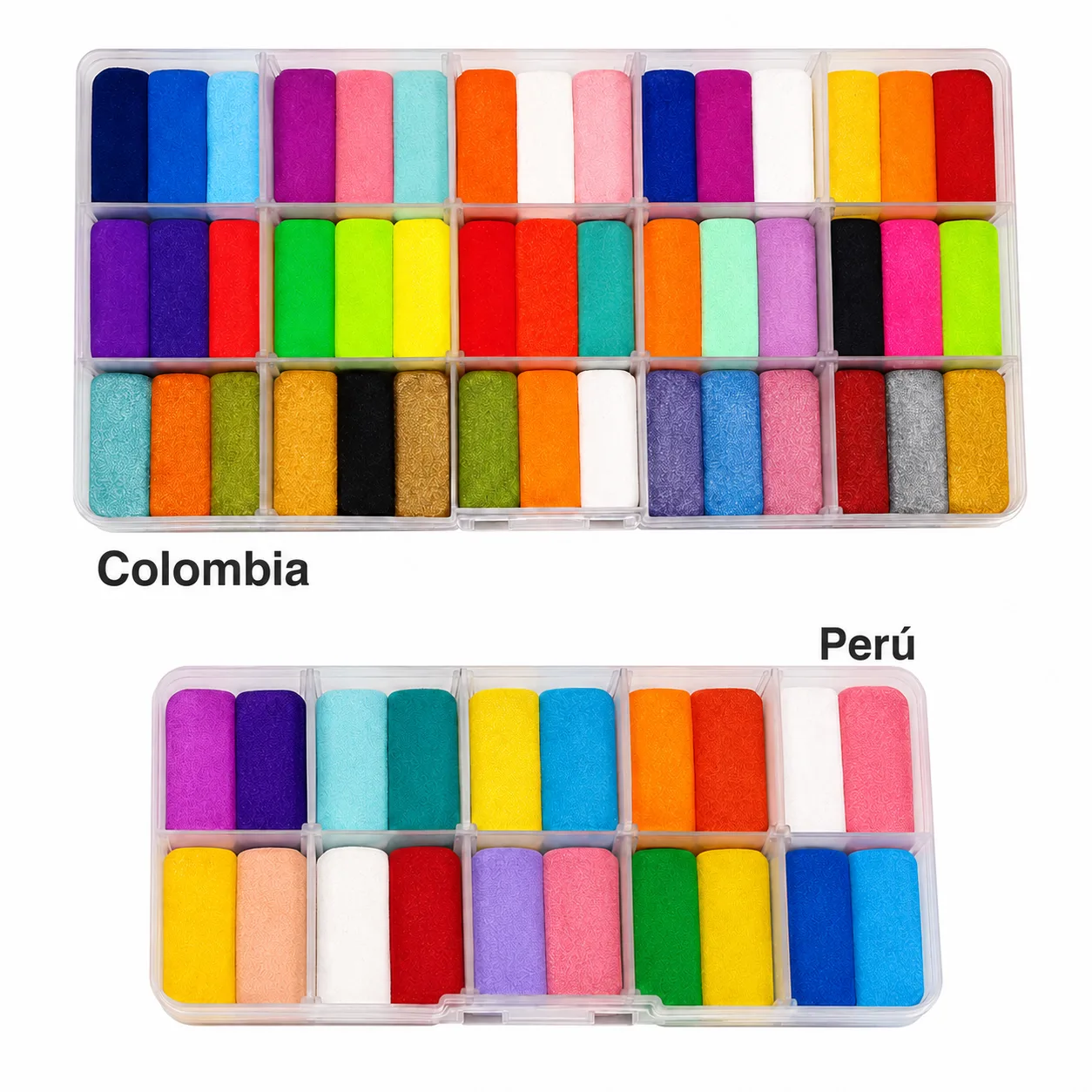 Promo Rainbow. Contenido Paleta Perú 160g y Paleta Colombia 300g