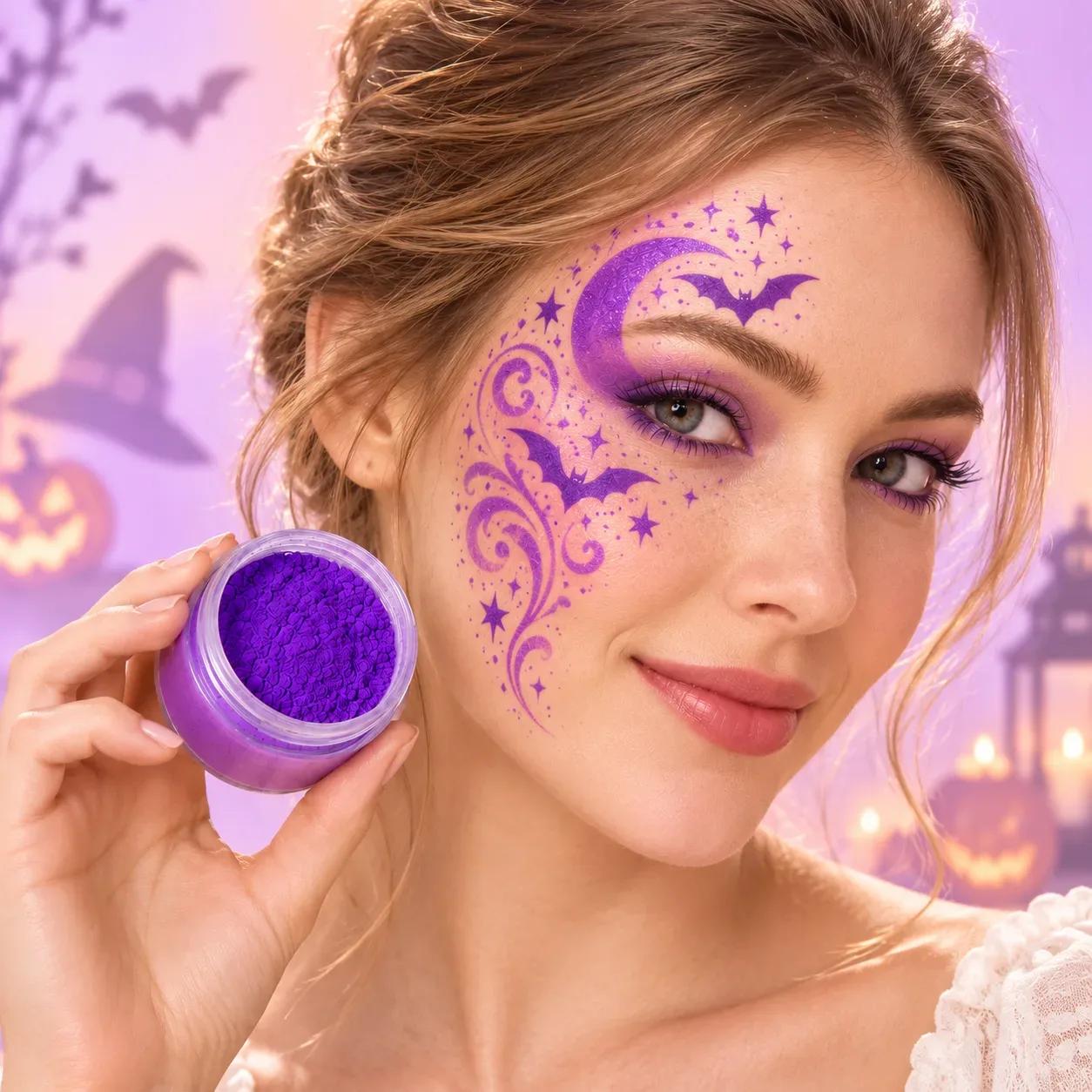Morado Neón. Pigmento