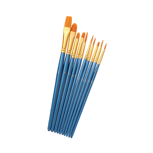 Pinceles Azules. Paquete 10 piezas