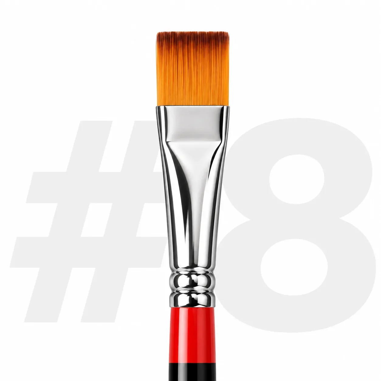 Pincel Rojinegro No. 8