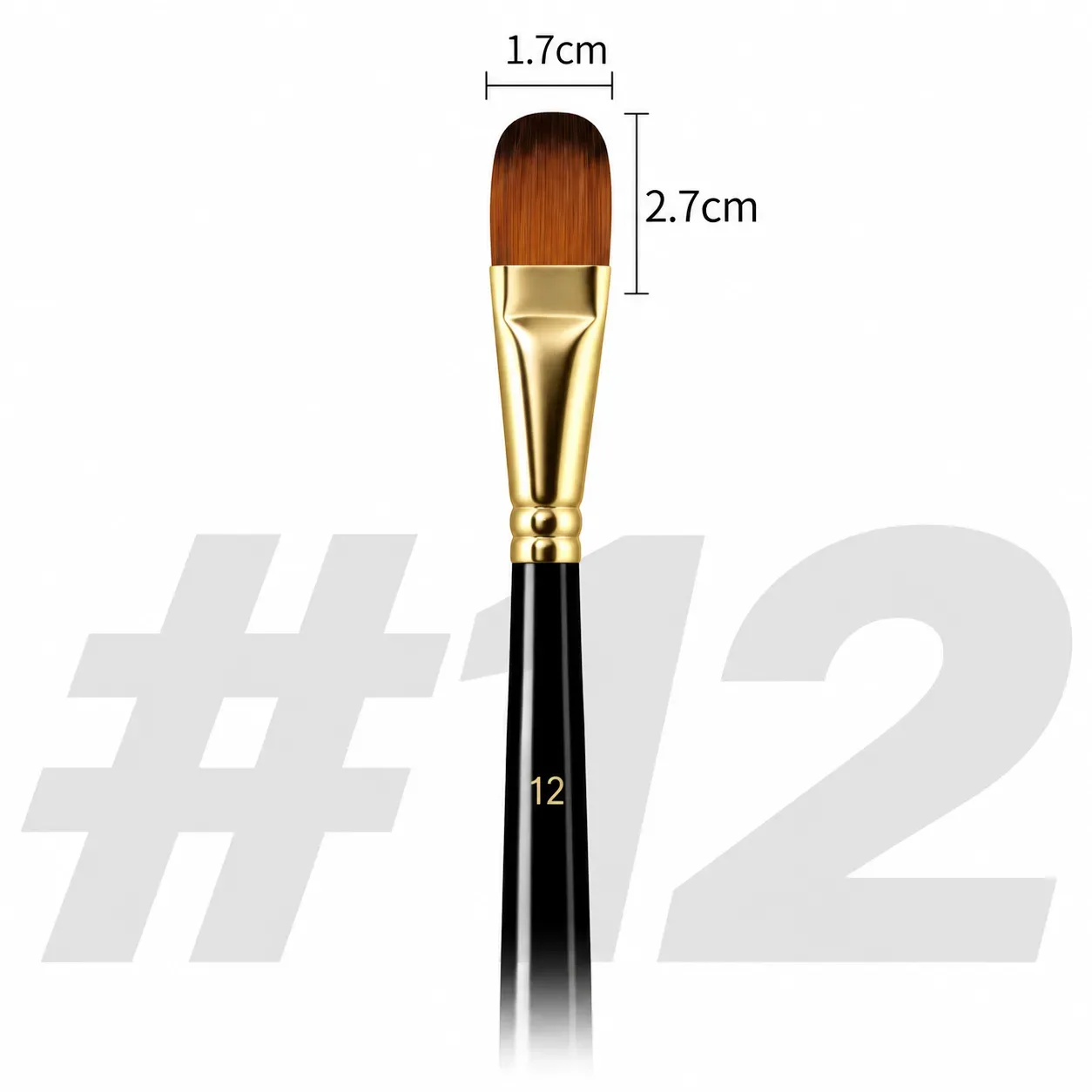 Pincel Lengua de Gato No.12