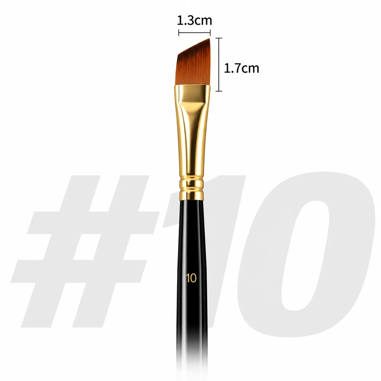 Pincel Sesgado No.10