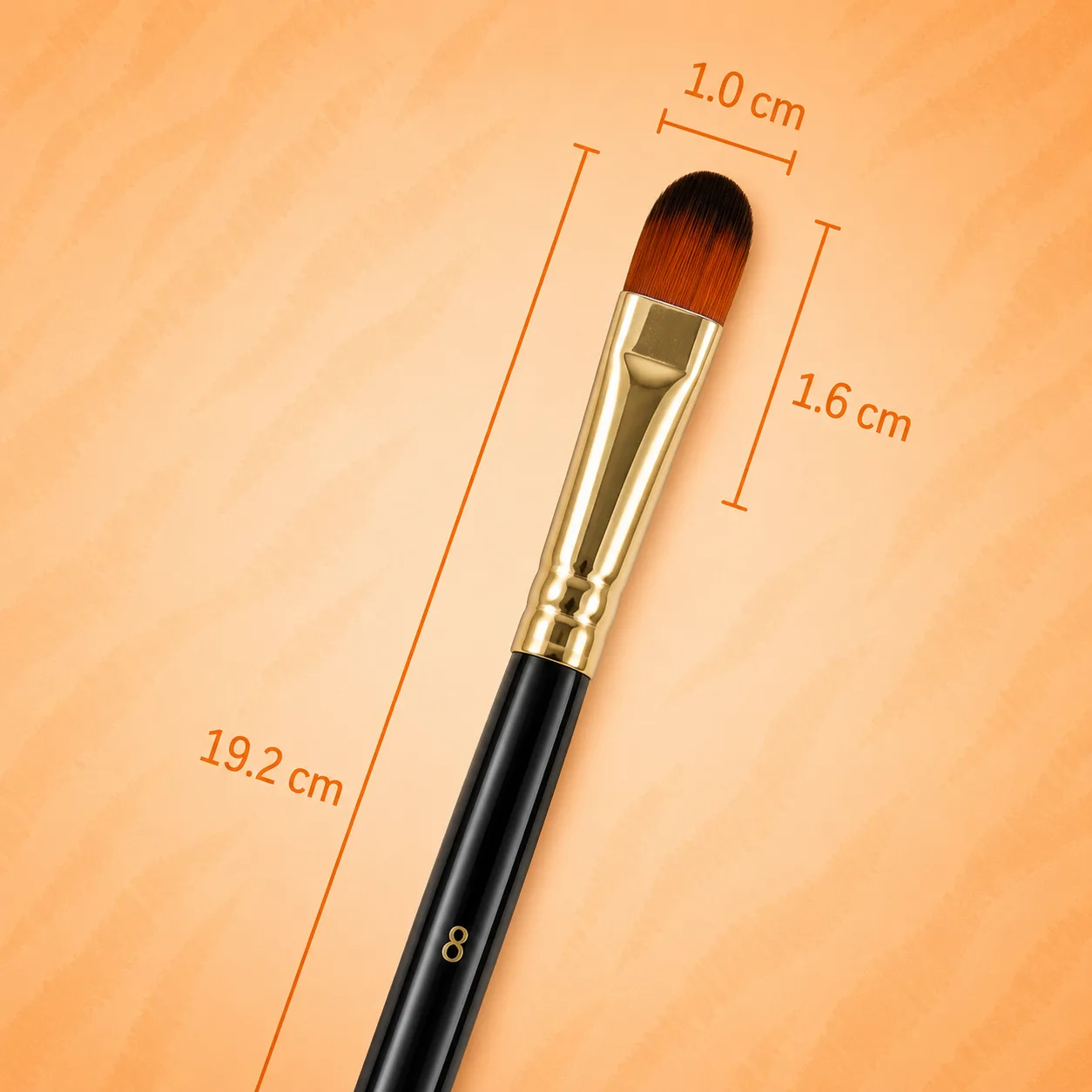 Pincel Lengua de Gato No.8