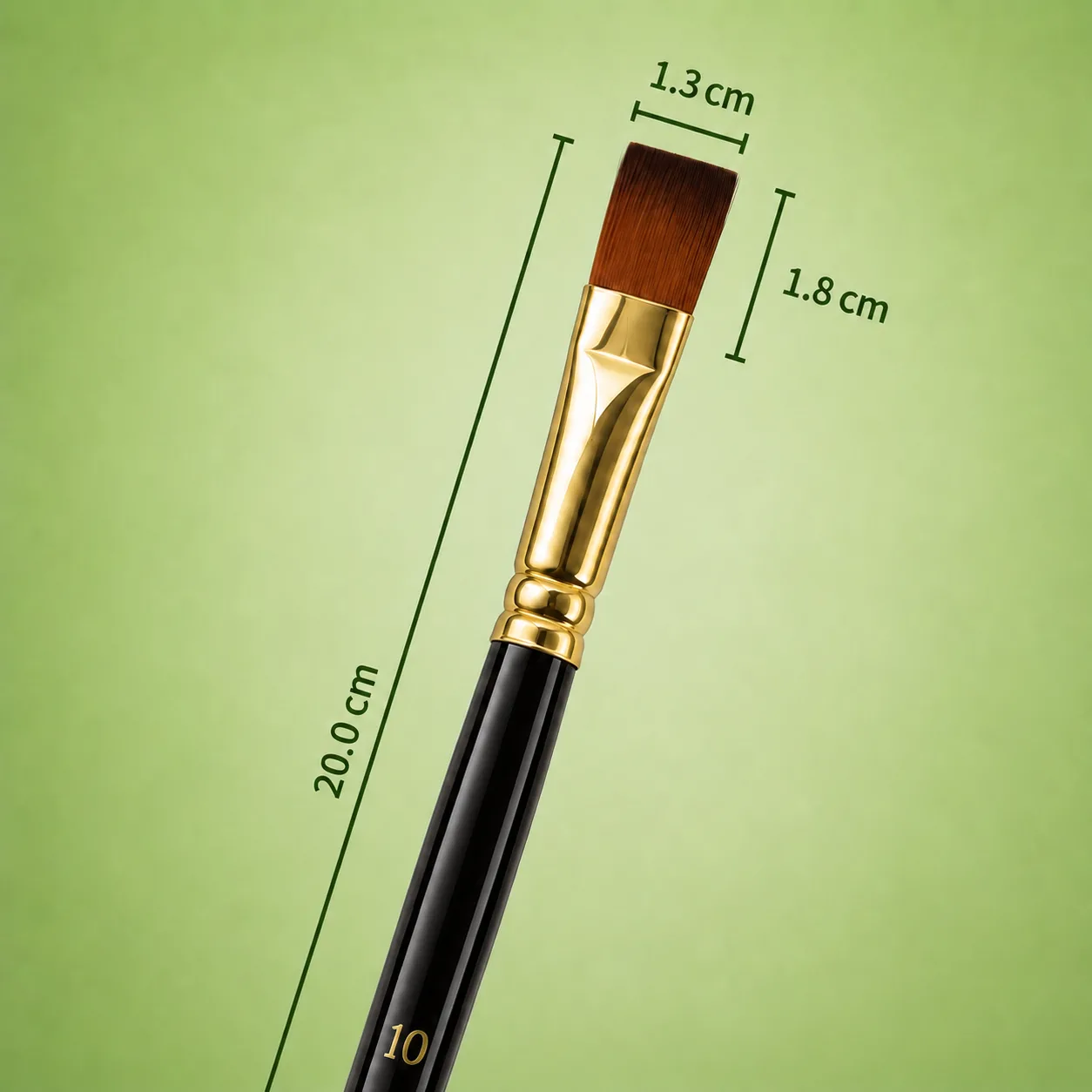 Pincel Plano No.10