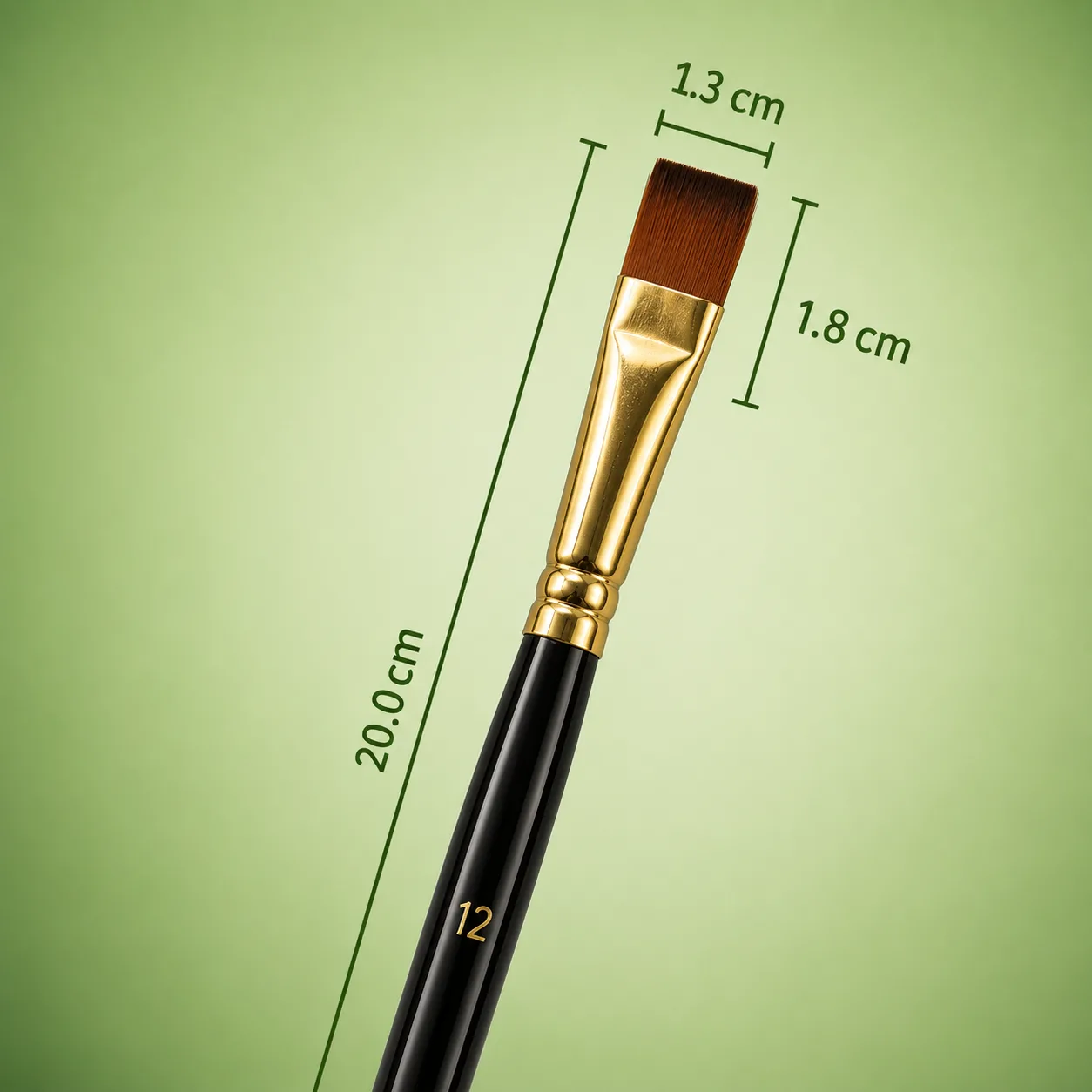 Pincel Plano No.12