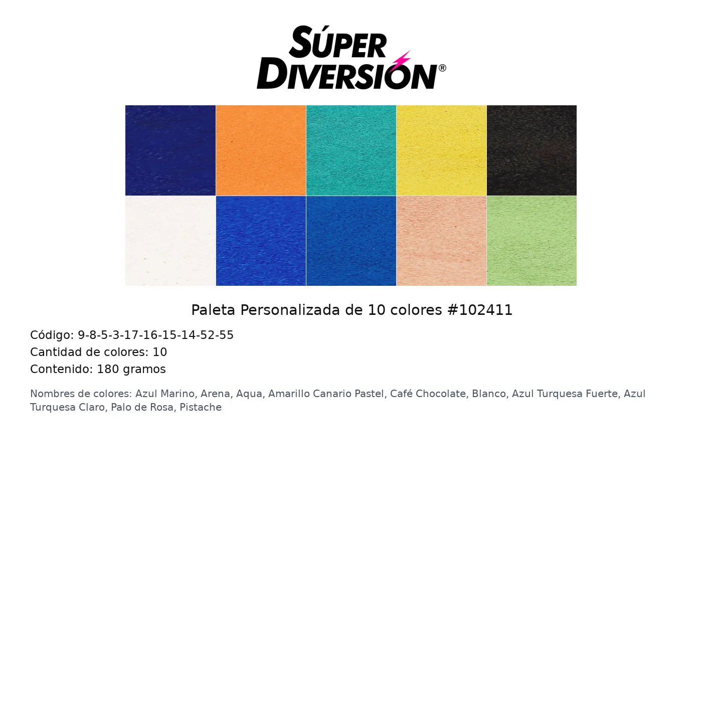 Paleta Personalizada #102411