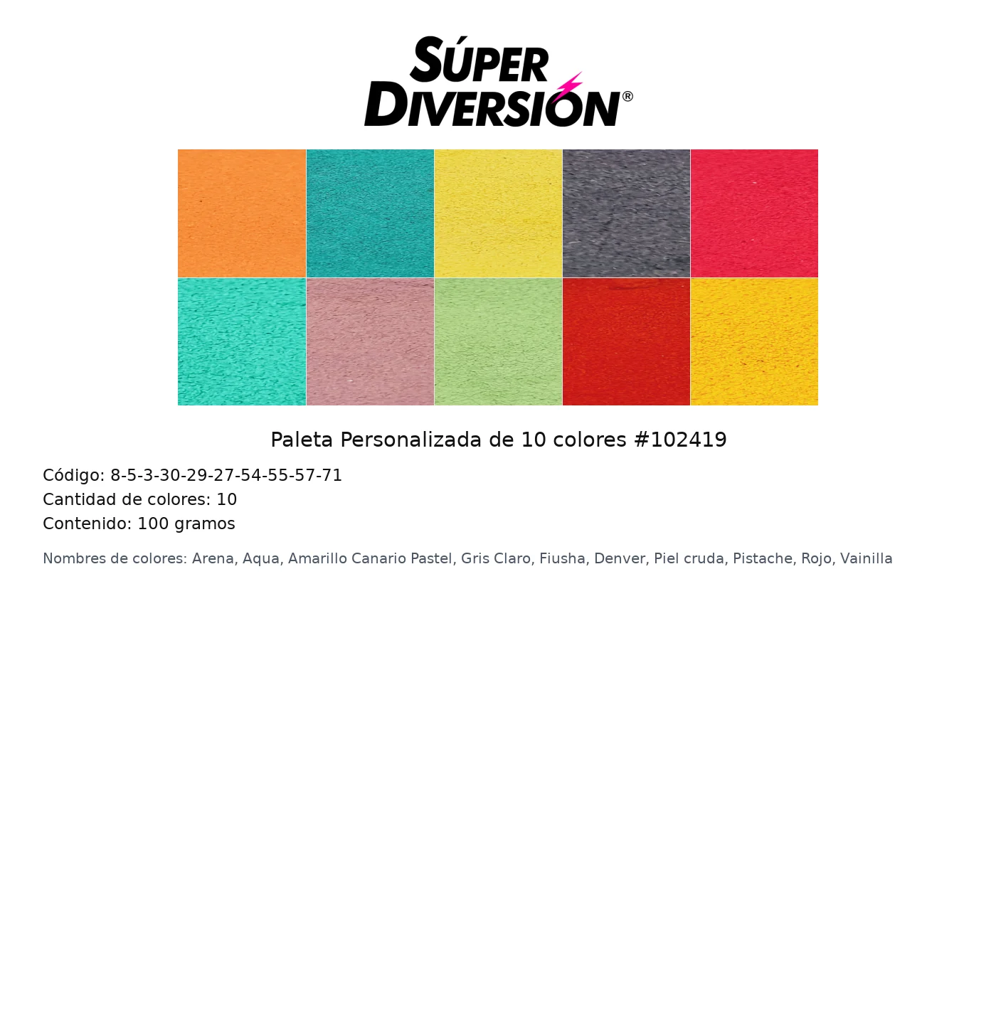 Paleta Personalizada #102419