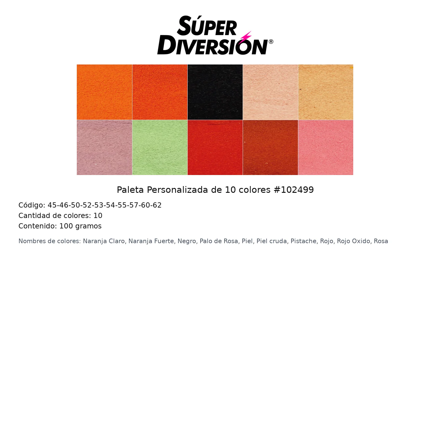 Paleta Personalizada #102499
