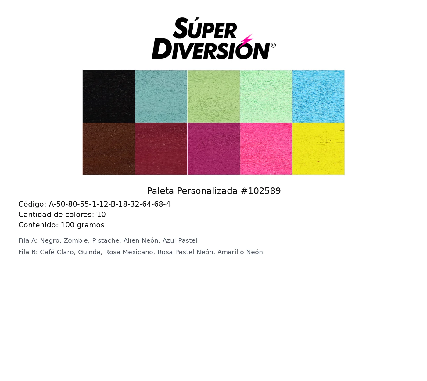 Paleta Personalizada #102589