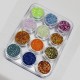 Estuche glitter Claros  pintacaritas, 12 piezas Pocket 